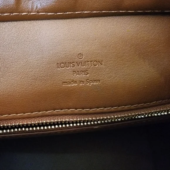 Louis Vuitton Vernis Houston Bag - Bronze